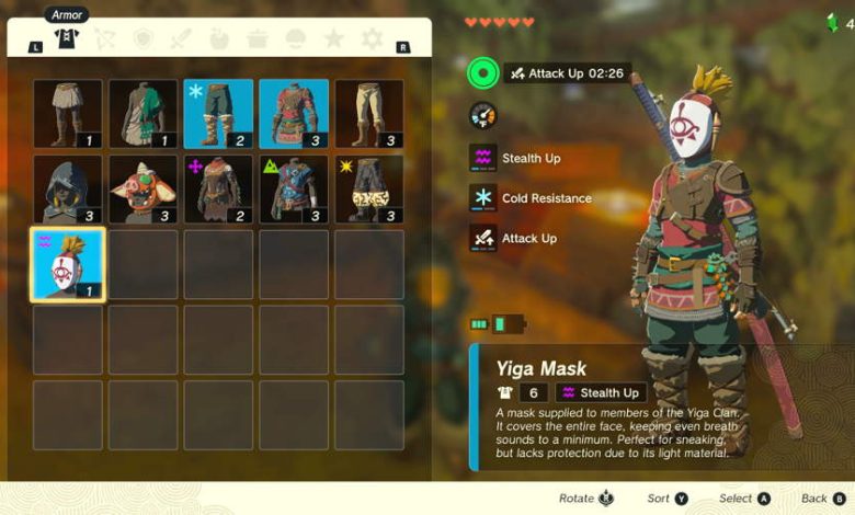 How To Get The Yiga Mask In Zelda Tears Of The Kingdom