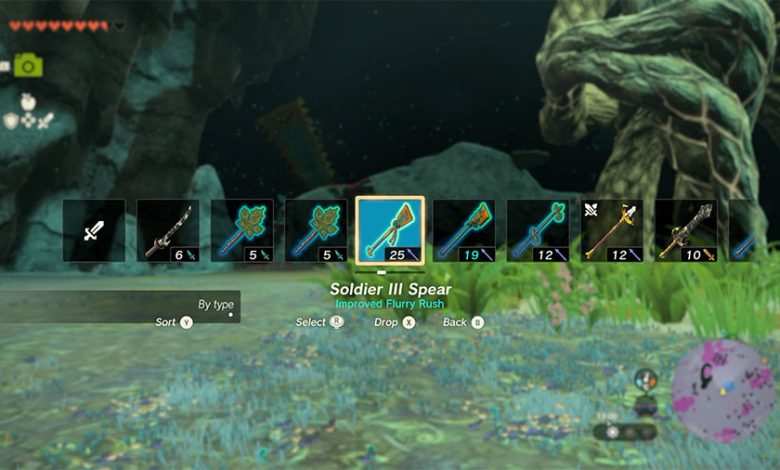 How To Increase Inventory & Carry More Weapons In Zelda Tears Of The Kingdom