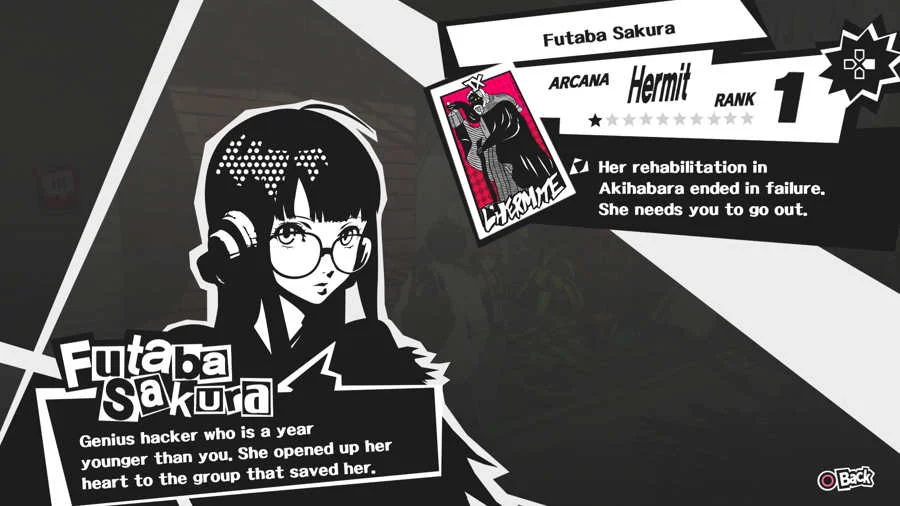 Persona 5 Confidant Guide - Futaba