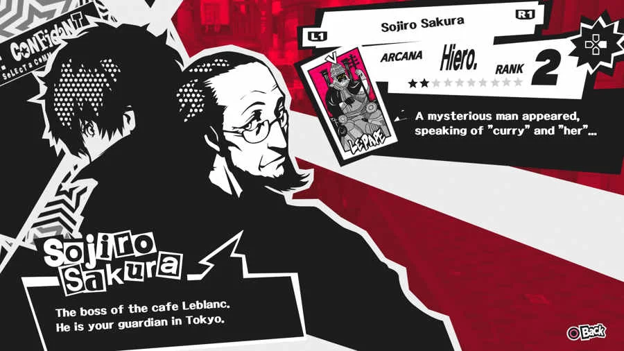 Persona 5 Confidant Guide - Sojiro