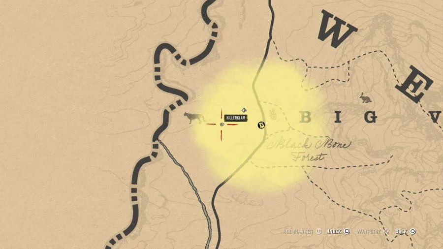 Red Dead Online Blackbone Forest Treasure Map 1 2