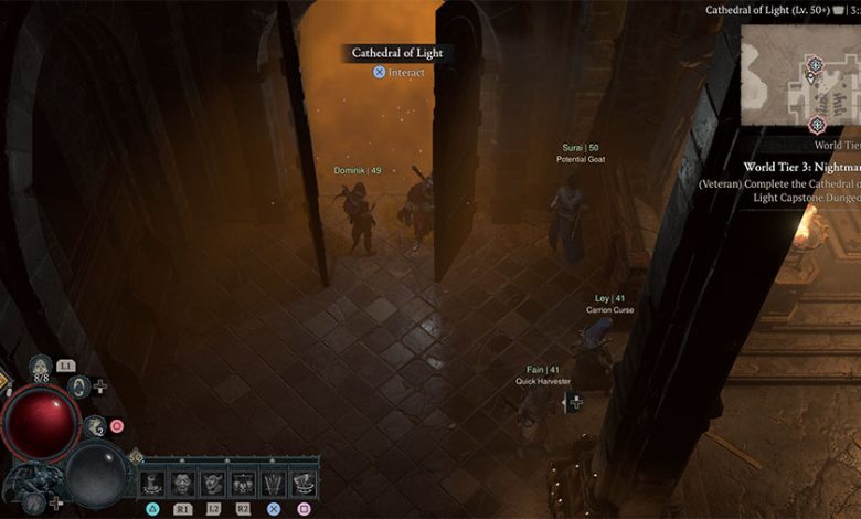 Where To Find Cathedral Of Light Capstone Dungeon In Diablo IV