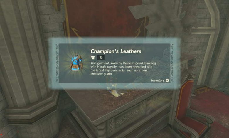 Where To Find The Champions Tunic In Zelda Tears Of The Kingdom