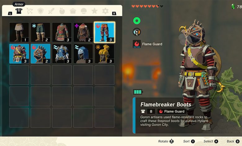 Where To Get Fire Resist Gear In Legend Of Zelda Tears Of The Kingdom