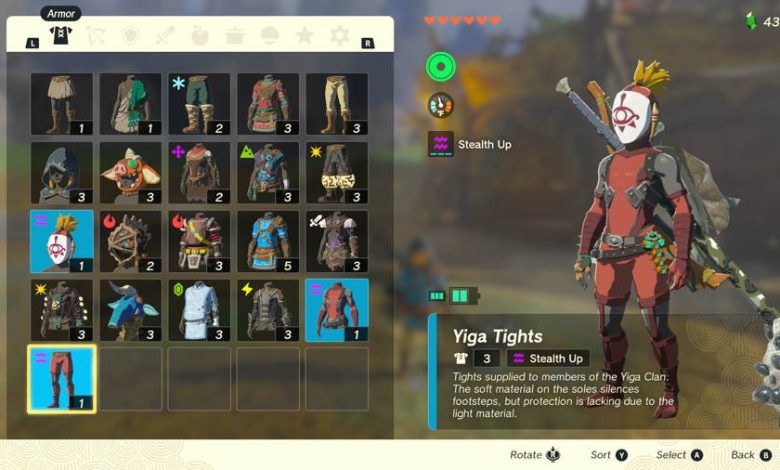 Where To Get The Yiga Set In Zelda Tears Of The Kingdom