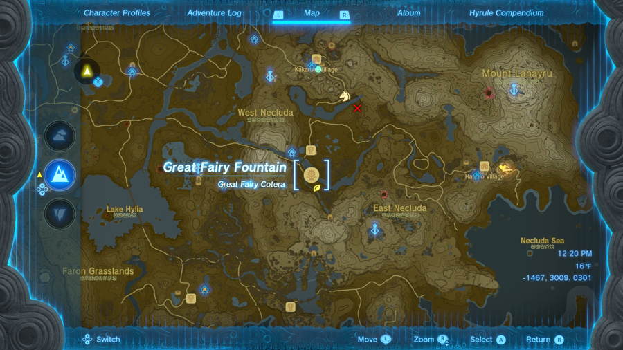 Zelda Tears Of The Kingdom Fairy Fountain Locations 3