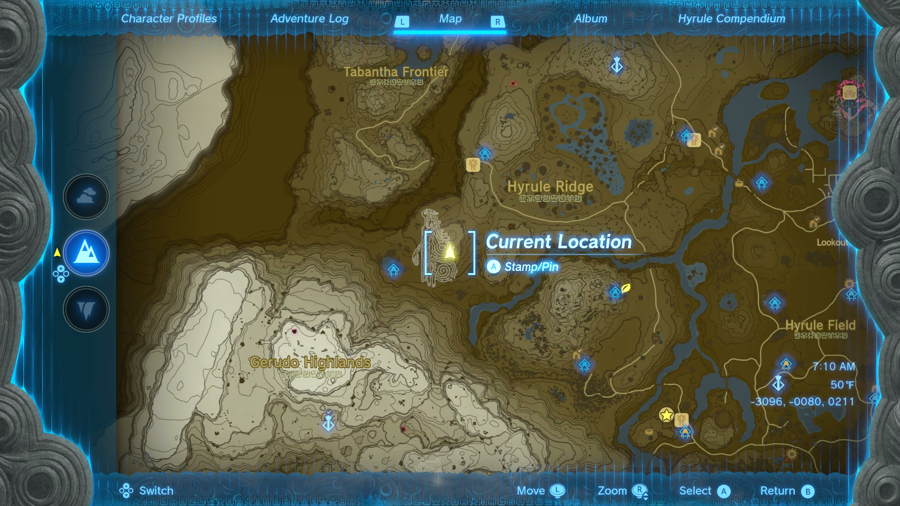 Zelda Tears Of The Kingdom Memory Location Guide 08